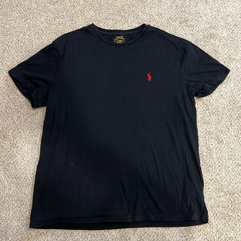 Black polo tshirt